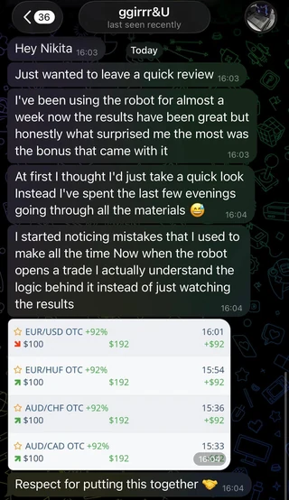 SMT Trading Tools feedback, original conversation screenshot 3